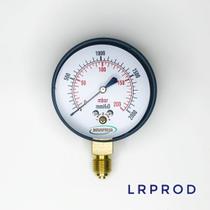 Manômetro vertical -diam.63mm (2. 1/2” ) com escala de 0-2000 MMH20 x 200 MBAR Manômetro vertical -diam.63mm (2. 1/2” ) com escala de 0-2000 MMH20 x 200 MBAR