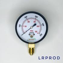 Manômetro vertical -diam.63mm (2. 1/2” ) com escala de 0-5000 MMH20 x 500 MBAR