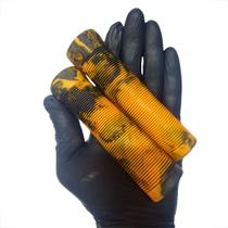 Manopla 130mm Mtb Bmx Wheeling Bicolor Alta Aderência Cross Manopla 130mm Mtb Bmx Wheeling Bicolor Alta Aderência Cross