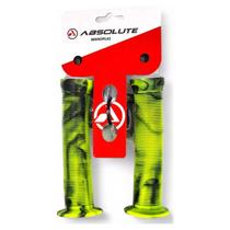 Manopla Absolute BMX1 Amarelo/Preto 145mm P/ Bike Manopla Absolute BMX1 Amarelo/Preto 145mm P/ Bike