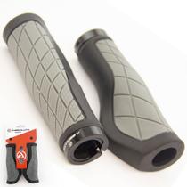 Manopla Absolute EG4 Anatomica com trava Preto Cinza Manopla Absolute EG4 Anatomica com trava Preto Cinza