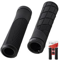 Manopla Absolute HL-G316 emborrachada com trava preta 130 mm