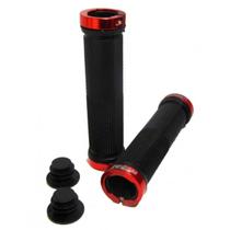 Manopla Anatomica Bicicleta Mtb Punho Grip Anel e Travas Vermelha Tsw