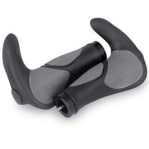 Manopla anatomica confort ergonomica com bar end para bicicleta mtb Manopla anatomica confort ergonomica com bar end para bicicleta mtb
