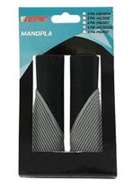 Manopla Anatômica Epic Borracha Preta C/Cinza Manopla Anatômica Epic Borracha Preta C/Cinza