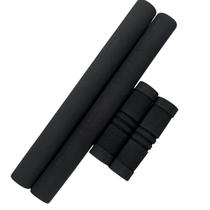 Manopla Beach Espuma Preta 12cm + 30cm para Bicicleta e Moto Cor:Preto Manopla Beach Espuma Preta 12cm + 30cm para Bicicleta e Moto Cor:Preto