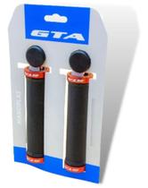 Manopla Bike 130mm Gta Rider Borracha Preta C/trava Vermelha Manopla Bike 130mm Gta Rider Borracha Preta C/trava Vermelha