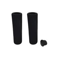 Manopla bike bicicleta punho espuma 113mm com plug