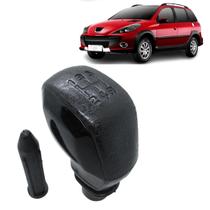 Manopla Bola Alavanca Câmbio Peugeot 207 SW 2008-2012 Preta