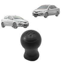 Manopla Bola Cambio Etios Hatch Sedan 2013 2014 2015 Até 2020 5 Marchas