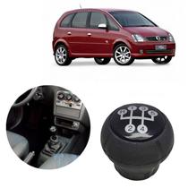 Manopla Bola Câmbio Manual Chevrolet Meriva 2003 2004 2005 2006 2007 2008 2009 2010 2011 2012 Lente preta