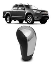 Manopla Bola Câmbio S10 5 Marchas 2012 2013 2014 2015 2016 2017 2018 Cromada