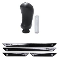 Manopla Bola Câmbio Tampa Preta c/Bucha (600506) + Soleiras Megane 06/... Manopla Bola Câmbio Tampa Preta c/Bucha (600506) + Soleiras Megane 06/...