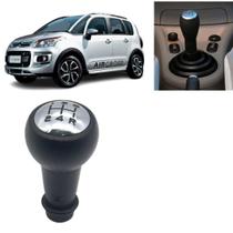 Manopla Bola da Alavanca de Câmbio Preto com Tampa Cromada Citroen C3 e C4 2003 até 2012 Ré para Trás L800501 Manopla Bola da Alavanca de Câmbio Preto com Tampa Cromada Citroen C3 e C4 2003 até 2012 Ré para Trás L800501