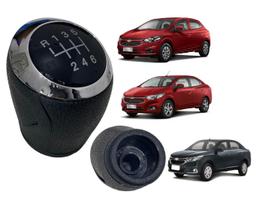 Manopla Bola de Cambio 6 Marchas Onix Prisma Cobalt Encaixe