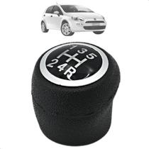 Manopla Bola De Cambio Anel Prata Punto 2008 Até 2013 2014 2015