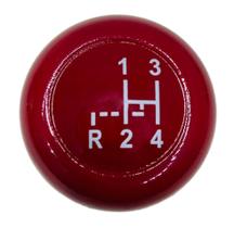 Manopla Bola De Câmbio Fusca Kombi Brasília 12mm Vermelha Manopla Bola De Câmbio Fusca Kombi Brasília 12mm Vermelha