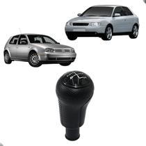 Manopla Bola De Câmbio Golf 99/06 A3 97/00 Aro Ré Frente