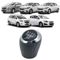 Manopla Bola de Câmbio Onix Prisma Cobalt Spin e Sonic 13/19 Manopla Bola de Câmbio Onix Prisma Cobalt Spin e Sonic 13/19