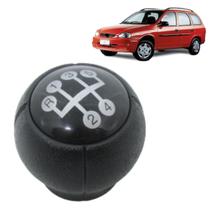 Manopla Bola de Cambio Redonda Corsa Wagon 1998-2001 Preta