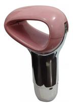 Manopla Bola De Câmbio Universal Cromada E Rosa Manopla Bola De Câmbio Universal Cromada E Rosa