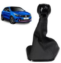 Manopla Bola Preta + Coifa Base Preta Câmbio Argo 2017/2021 Manopla Bola Preta + Coifa Base Preta Câmbio Argo 2017/2021