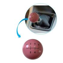 Manopla Bola Sinuca 5 Marchas Rosa 54mm Ré P/ Frente