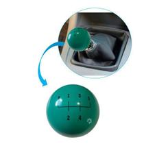 Manopla Bola Sinuca 5 Marchas Verde 54mm Ré P/ Frente Manopla Bola Sinuca 5 Marchas Verde 54mm Ré P/ Frente