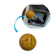 Manopla Câmbio Bola Sinuca Amarela VW Fusca Brasília Kombi