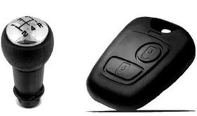 Manopla Câmbio E Capa Frontal Chave Citron C3 2003 A 2012