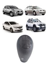 Manopla Cambio Preta Renault Logan Sandero Megane Duster