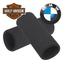 Manopla Capa Espuma Para Guidão Moto Compativel Bmw Harley Manopla Capa Espuma Para Guidão Moto Compativel Bmw Harley
