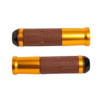 Manopla Circuit Silverstone Marrom/dourado F016