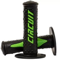 Manopla circuit-v cross/trilha (off road) preto/verde Manopla circuit-v cross/trilha (off road) preto/verde