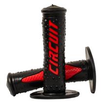 Manopla circuit-v cross/trilha (off road) preto/vermelho