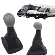 Manopla + Coifa Boxer/Ducato/Jumper 2006 07 08 09 10 11 12 A 2017 Grafite