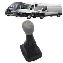 Manopla + Coifa Boxer/Ducato/Jumper 2006 07 08 09 10 11 12 A 2017 Grafite