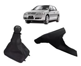 Manopla Coifa Câmbio Coifa Freio Mão Astra 1998 A 2011 Pto