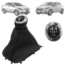 Manopla Coifa Câmbio Onix Prisma 2013 2014 2015 Mod Original