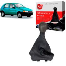 Manopla + Coifa Fiat Palio Weekend E Strada 1996 Até 2000 Mod. Edx - Nat