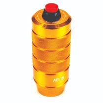 Manopla com botão ar 15 dourada (ar15b-5) lowv