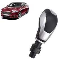 Manopla Cromada Câmbio Automático Titanium Sem Botão Lateral +/- Ford Fusion 2016 À 2021 Manopla Cromada Câmbio Automático Titanium Sem Botão Lateral +/- Ford Fusion 2016 À 2021