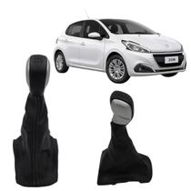 Manopla Da Bola Coifa Do Cambio Peugeot 208 2014 Até 2020