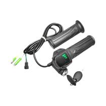 Manopla De Aceleração Para Bicicleta Elétrica 36V 48V Com Trava, Display LED, Indicador De Potência