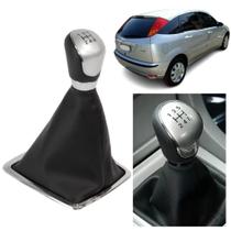 Manopla De Câmbio+Coifa Focus 09/13 Preto Com Aro Cromado Manopla Preta Aro Cromado Tampa Prata Manopla De Câmbio+Coifa Focus 09/13 Preto Com Aro Cromado Manopla Preta Aro Cromado Tampa Prata