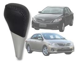 Manopla De Câmbio Couro Toyota Corolla 2009 Á 2014