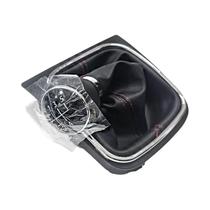 Manopla De Câmbio De 5/6 Velocidades VW Golf Jetta Com Coifa De Couro 2005-2014 MK5 MK6 Manopla De Câmbio De 5/6 Velocidades VW Golf Jetta Com Coifa De Couro 2005-2014 MK5 MK6