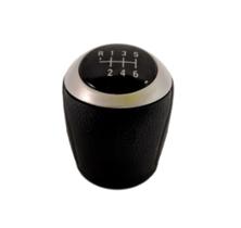 Manopla de Câmbio Joy Cobalt Spin Onix Prisma 6 marchas Encaixe Pressão Preta com Aro Cinza