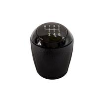 Manopla de Câmbio Joy Cobalt Spin Onix Prisma 6 marchas Encaixe Pressão Preta com Aro Preto