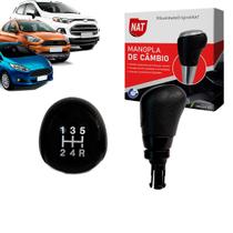 Manopla de Câmbio New Fiesta 2013 Até 2019 Ecosport 2013 Até 2020 Novo Ká 2015 Até 2020 C/ 5 Marchas